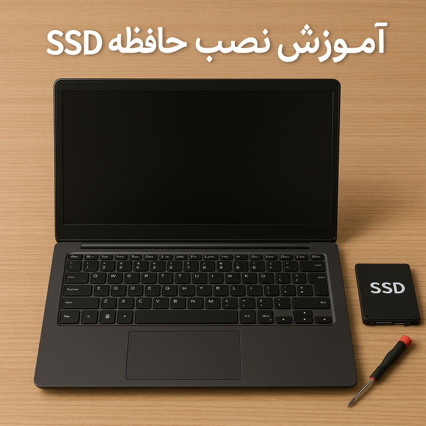 نصب حافظه SSD روی لپ تاپ