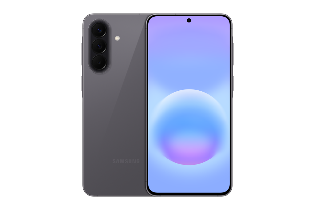 گوشی سامسونگ Galaxy A57 5G رنگ Awesome Gray نمای جلو و پشت